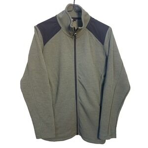 Woolx‎ Merino Wool Blend Jacket Full Zip Women's Size S Green Lightweight